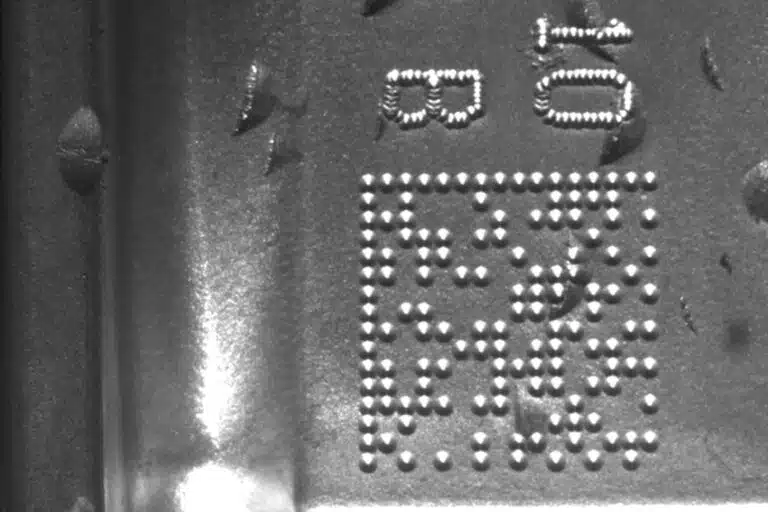 Marquage Datamatrix sur pièces moteurs à haute température