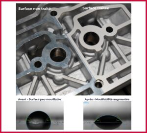 surfaçage laser et rugosité de l'aluminium