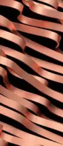 marquage de code-barre sur alliage de cuivre